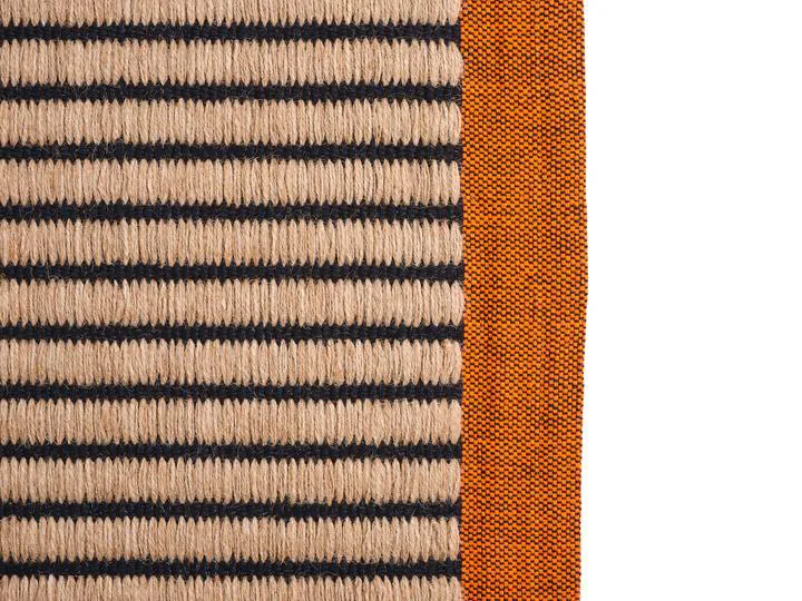 Line vloerkleed, Zwart 170x240 cm Tom Dixon