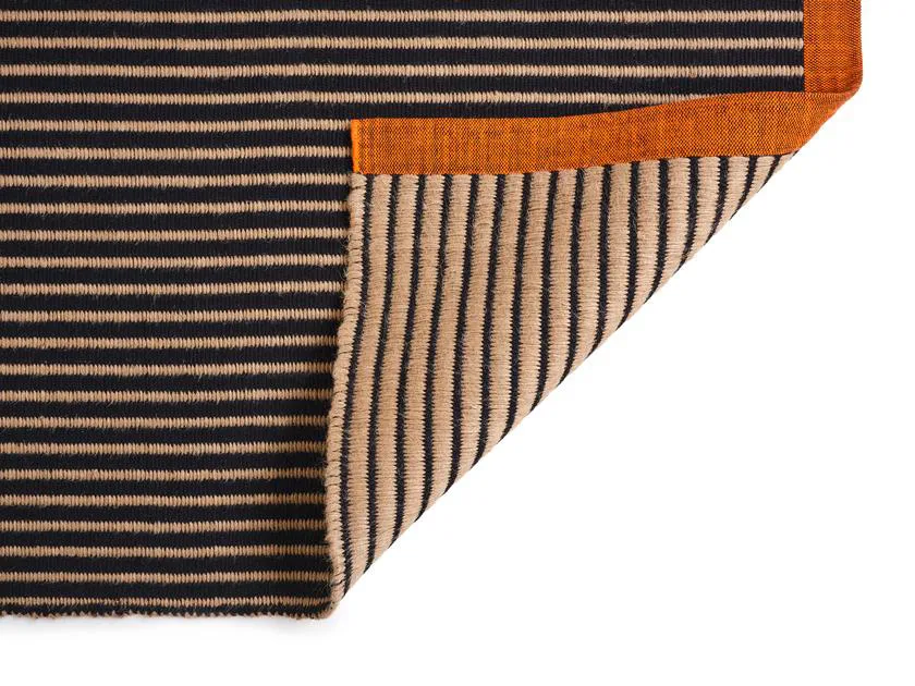 Line vloerkleed, Zwart 200x300 cm Tom Dixon