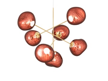 Melt Chandelier large hanglamp LED 196 cm - Koper - Tom Dixon