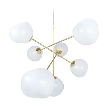 Melt Chandelier large hanglamp LED 196 cm - Opal-gold - Tom Dixon