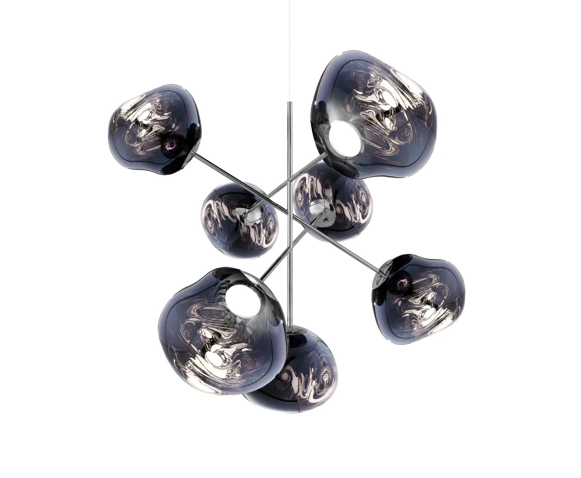 Melt Chandelier large hanglamp LED 196 cm, Rook Tom Dixon
