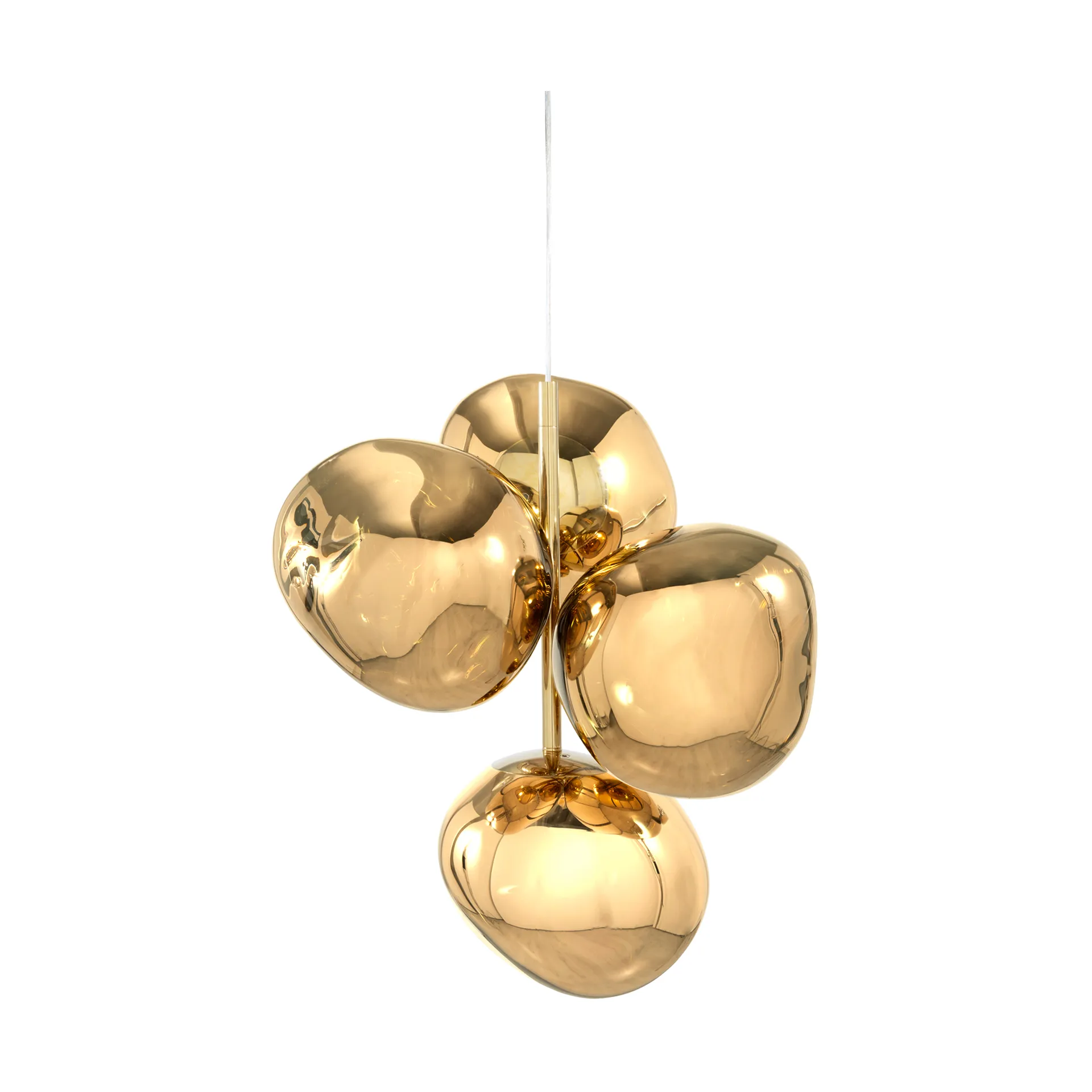 Melt Chandelier mini hanglamp LED 63,4 cm, Goud Tom Dixon