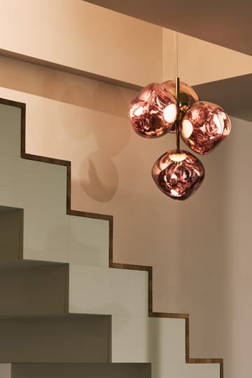 Melt Chandelier mini hanglamp LED 63,4 cm - Koper - Tom Dixon