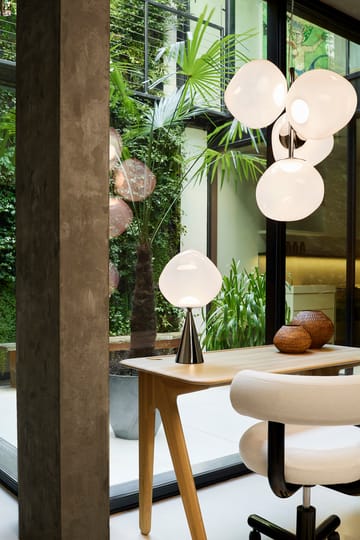 Melt Chandelier mini hanglamp LED 63,4 cm - Opal-silver - Tom Dixon