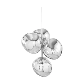 Melt Chandelier mini hanglamp LED 63,4 cm - Zilverkleurig - Tom Dixon