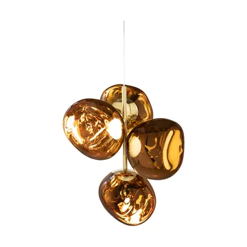 Melt Chandelier small hanglamp LED 103 cm - Goud - Tom Dixon