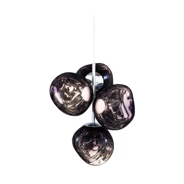 Melt Chandelier small hanglamp LED 103 cm - Rook - Tom Dixon