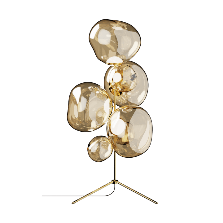 Melt Chandelier vloerlamp LED 175 cm - Goud - Tom Dixon