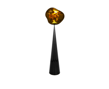 Melt Cone dikke vloerlamp LED 174,5 cm - Goud - Tom Dixon