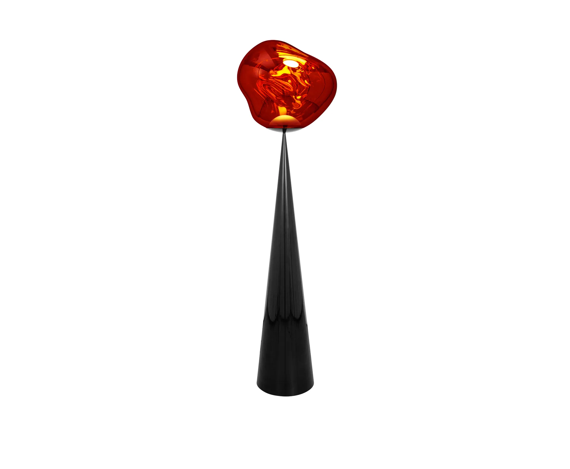 Melt Cone dikke vloerlamp LED 174,5 cm, Koper Tom Dixon