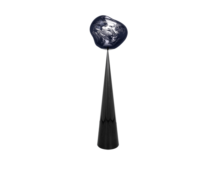 Melt Cone dikke vloerlamp LED 174,5 cm, Rook Tom Dixon