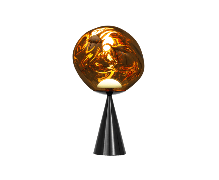 Melt Cone fat tafellamp LED 46,5 cm, Goud Tom Dixon