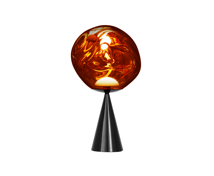Melt Cone fat tafellamp LED 46,5 cm, Koper Tom Dixon