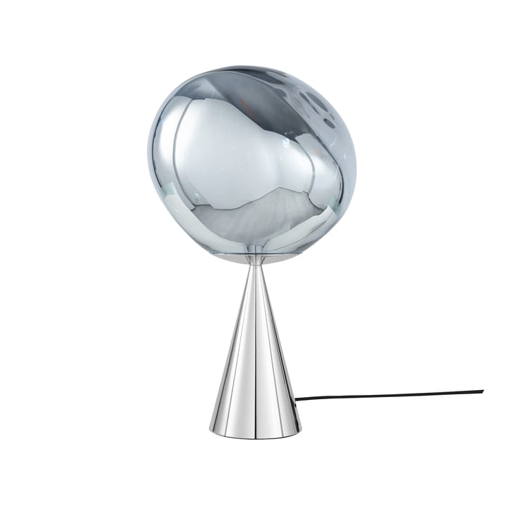 Melt Cone fat tafellamp LED 46,5 cm - Silver-silver - Tom Dixon
