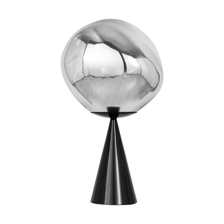 Melt Cone fat tafellamp LED 46,5 cm - Zilverkleurig - Tom Dixon