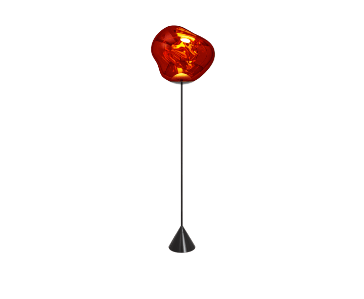 Melt Cone slim vloerlamp LED 180 cm, Koper Tom Dixon