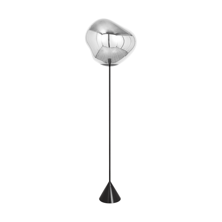 Melt Cone slim vloerlamp LED 180 cm - Zilverkleurig - Tom Dixon