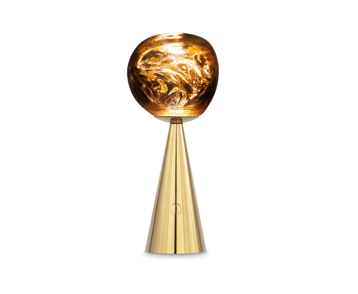 Melt Draagbare tafellamp, Gold Tom Dixon