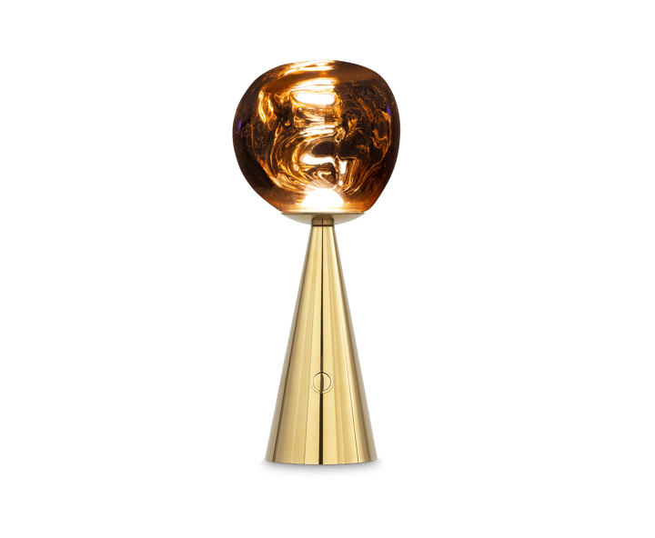 Melt Draagbare tafellamp, Gold Tom Dixon