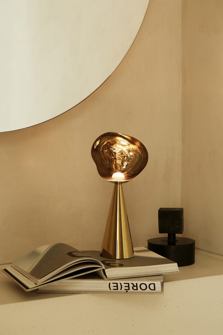 Melt Draagbare tafellamp, Gold Tom Dixon