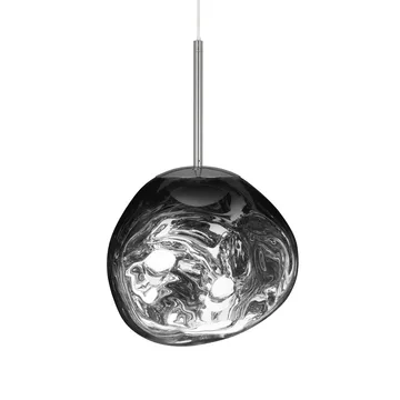 Melt hanglamp LED - Chroom, mini 27x28 cm - Tom Dixon