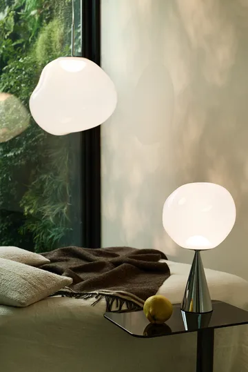 Melt hanglamp LED - Opal-silver - Tom Dixon