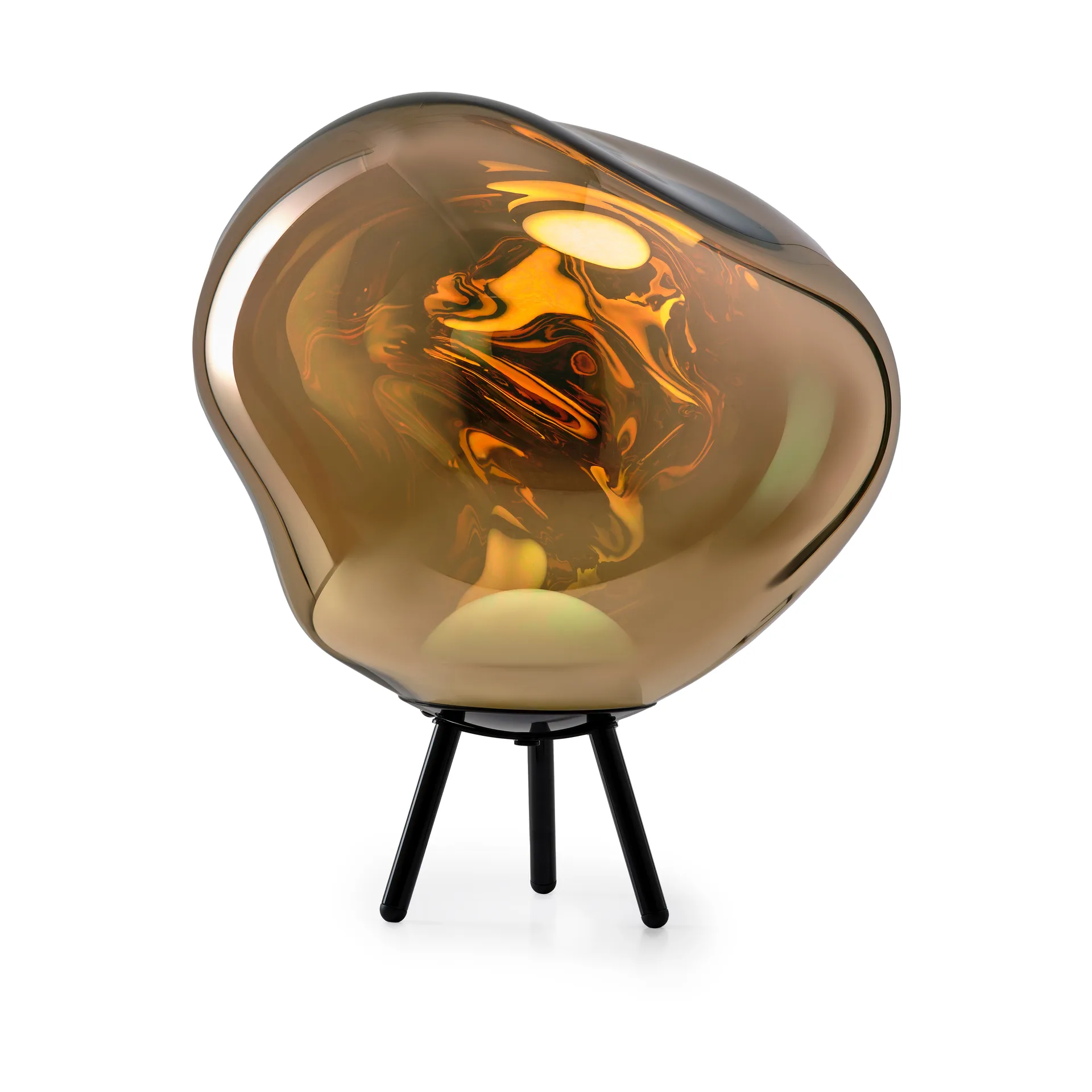 Melt Portable LED Large vloerlamp, Goud Tom Dixon