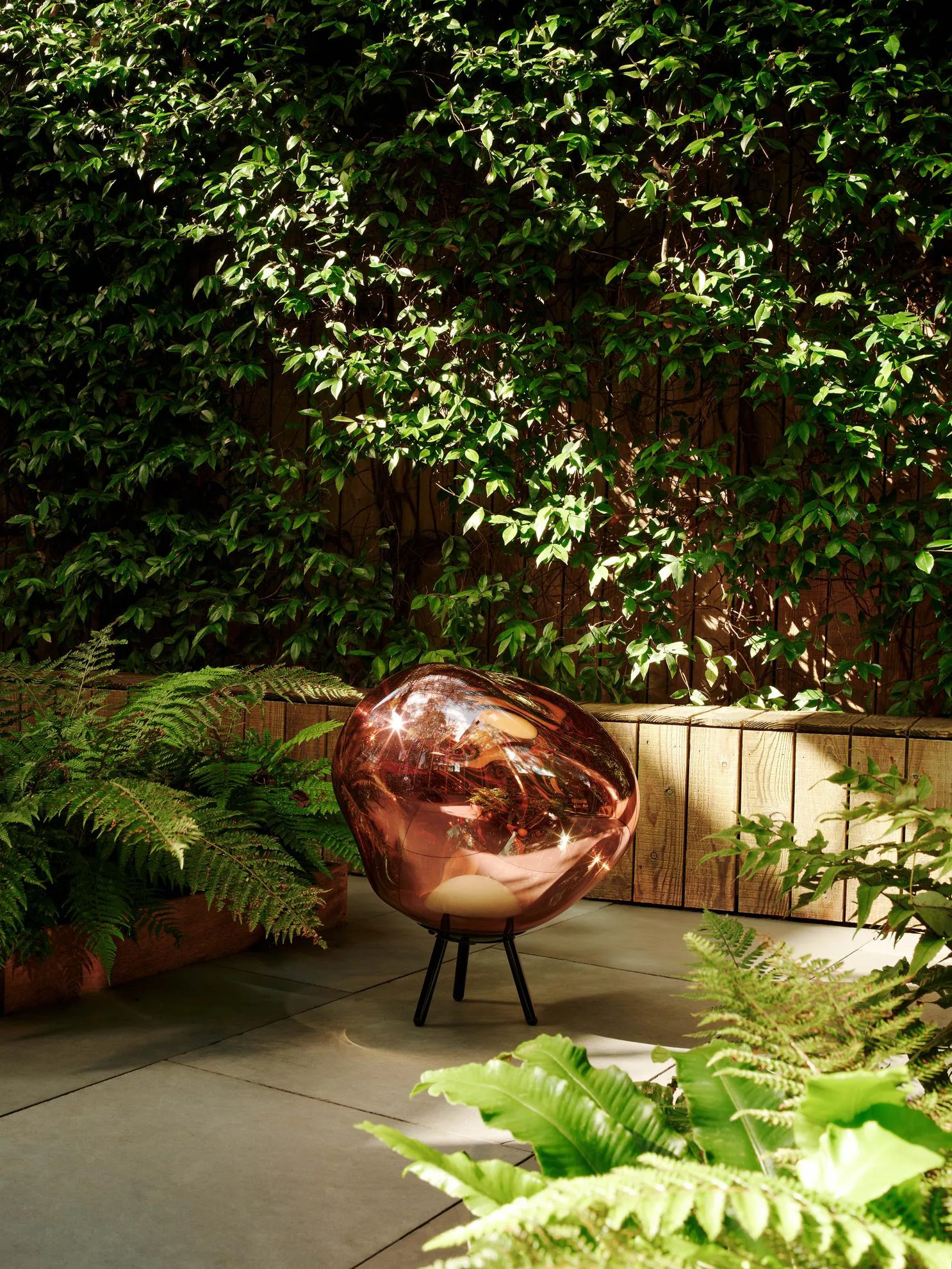 Melt Portable LED Large vloerlamp, Koper Tom Dixon