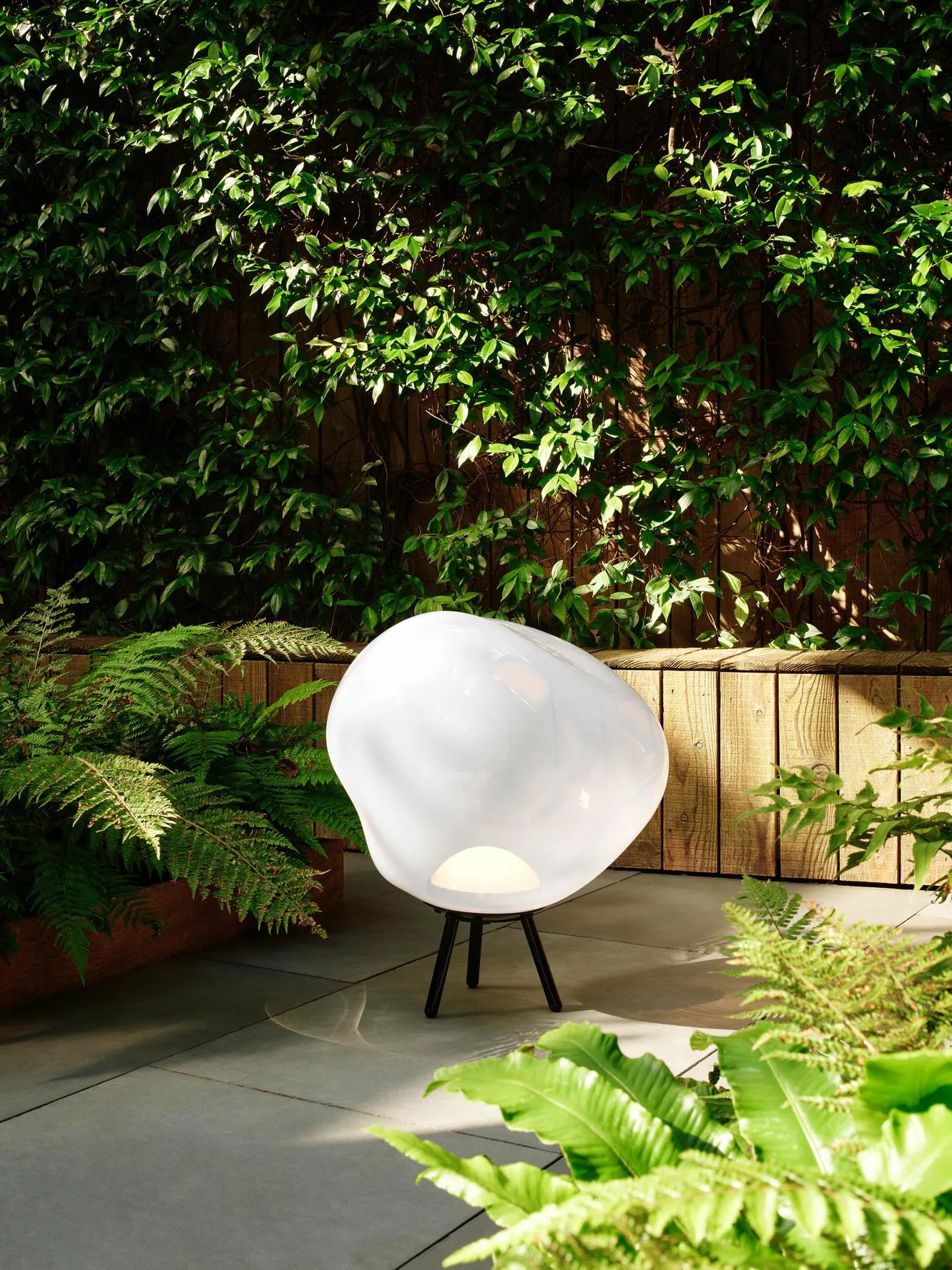 Melt Portable LED Large vloerlamp, Opal Tom Dixon