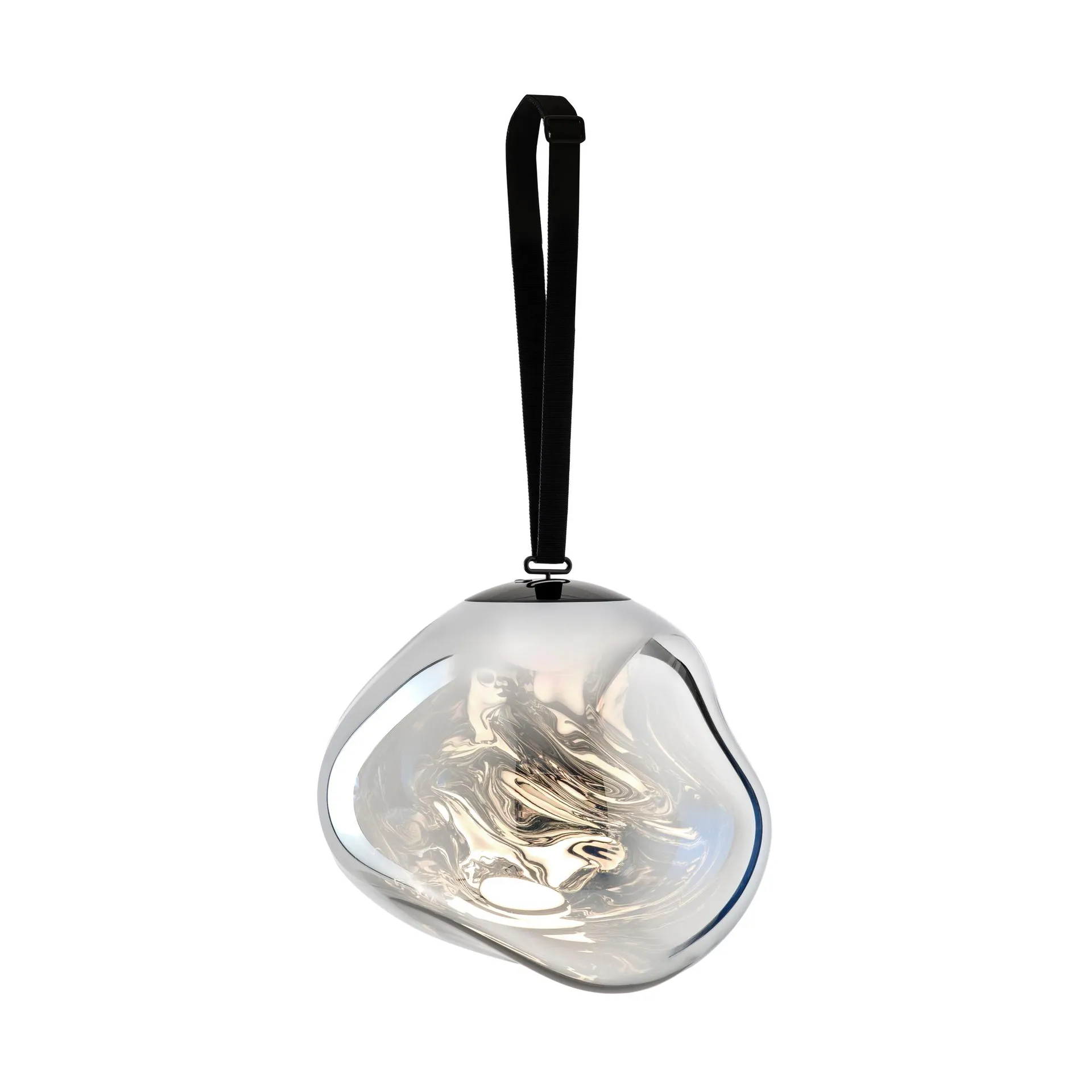 Melt Portable LED Large vloerlamp, Zilverkleurig Tom Dixon