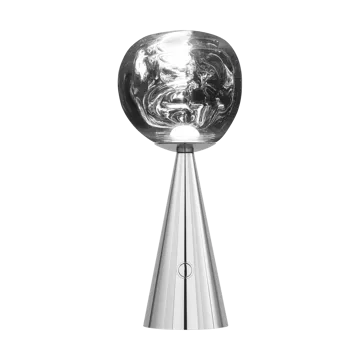 Melt Portable LED tafellamp 28,5 cm - Zilver - Tom Dixon