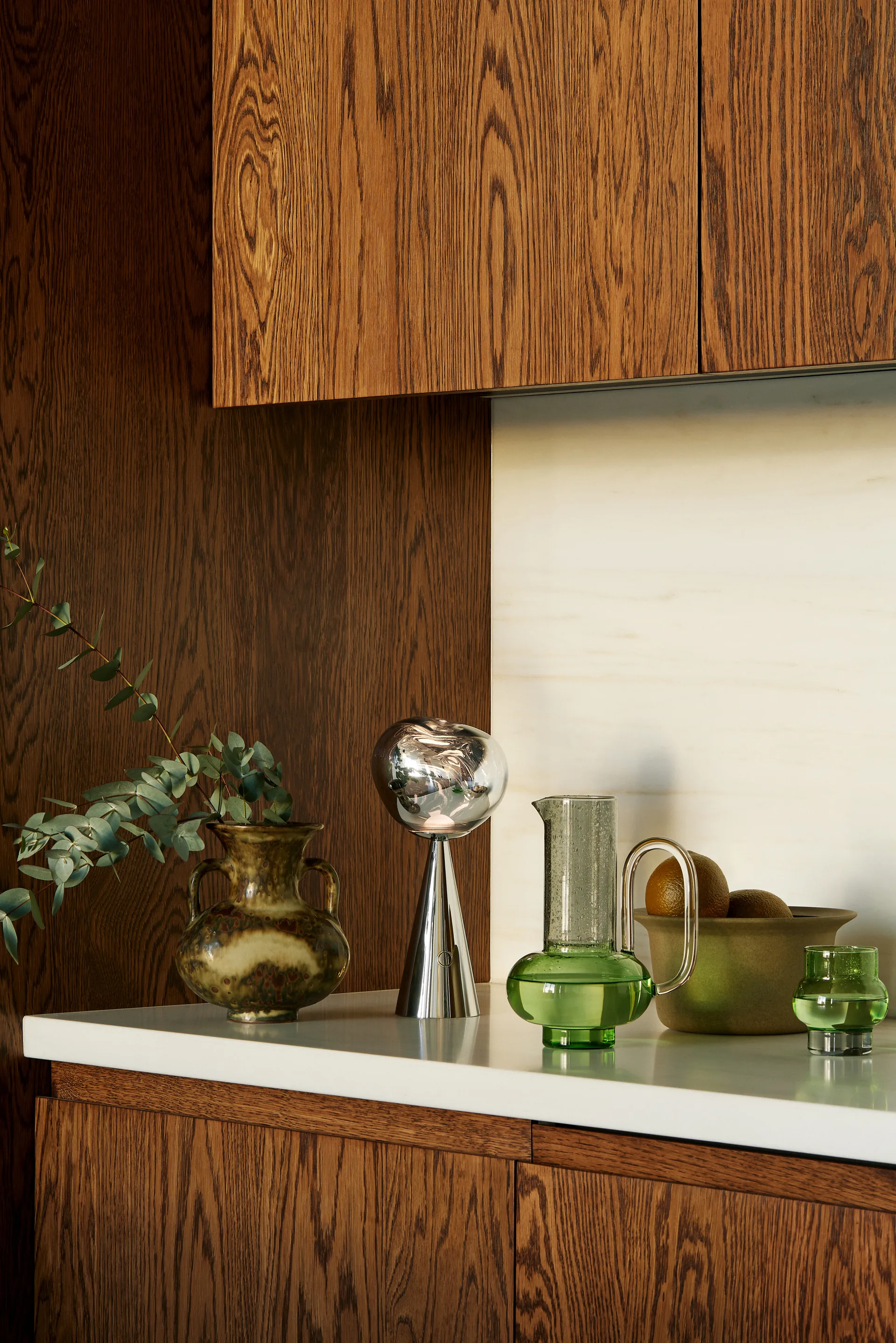 Melt Portable LED tafellamp 28,5 cm, Zilver Tom Dixon