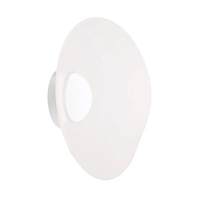 Melt Surface LED wandlamp, Opal-silver Tom Dixon