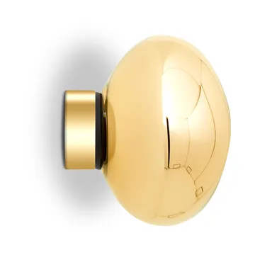 Melt Surface mini wandlamp LED 30 cm - Goud - Tom Dixon
