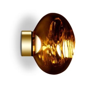 Melt Surface mini wandlamp LED 30 cm - Goud - Tom Dixon