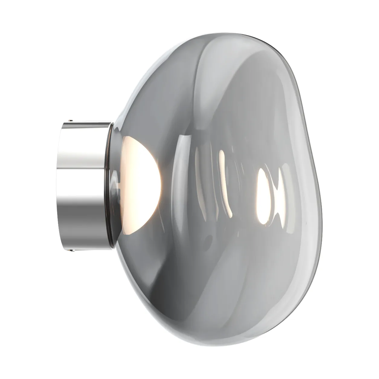 Melt Surface mini wandlamp LED 30 cm, Nickel Tom Dixon
