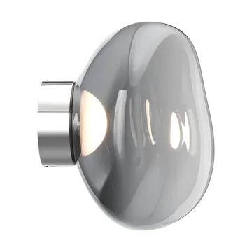 Melt Surface mini wandlamp LED 30 cm - Nickel - Tom Dixon