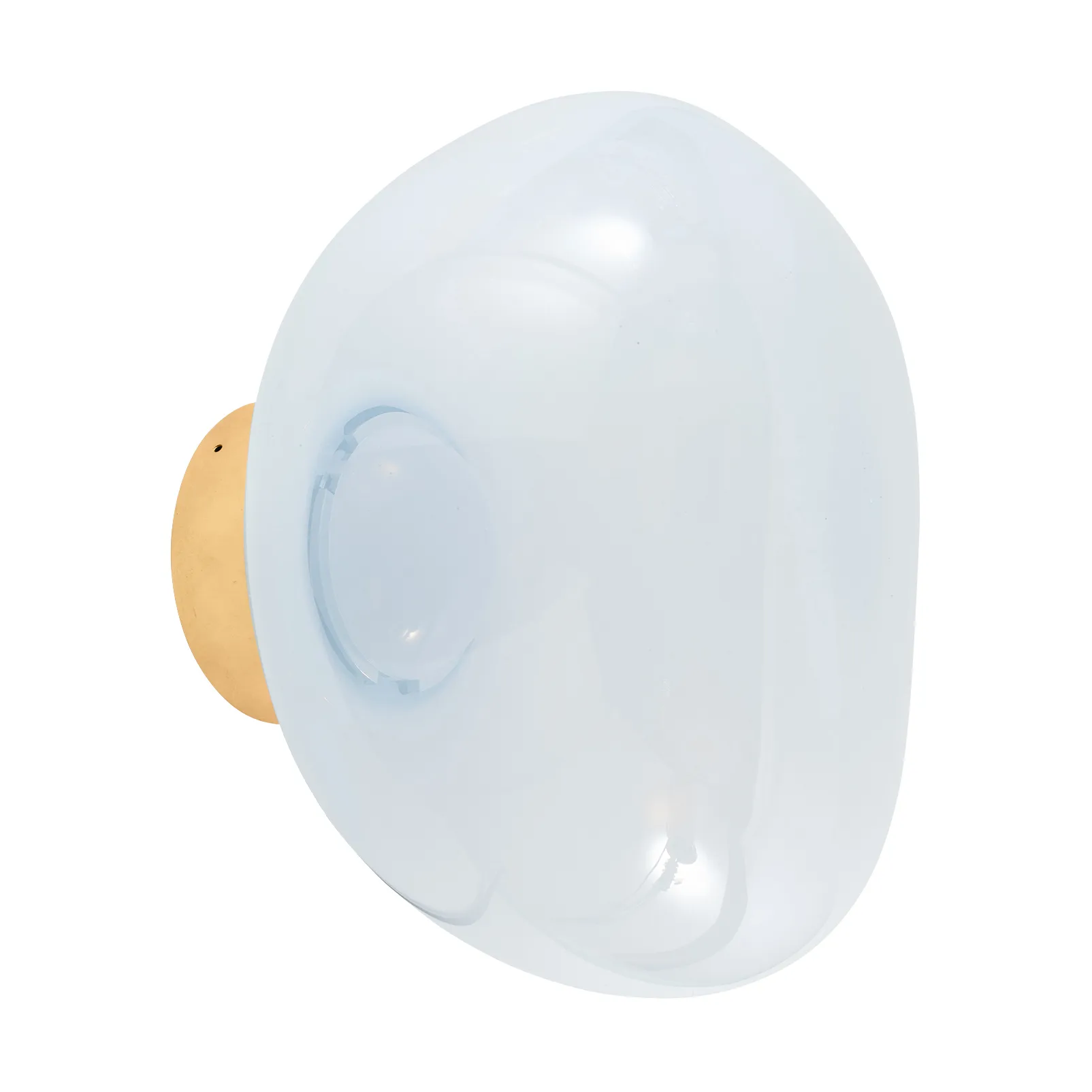 Melt Surface mini wandlamp LED 30 cm, Opal-gold Tom Dixon