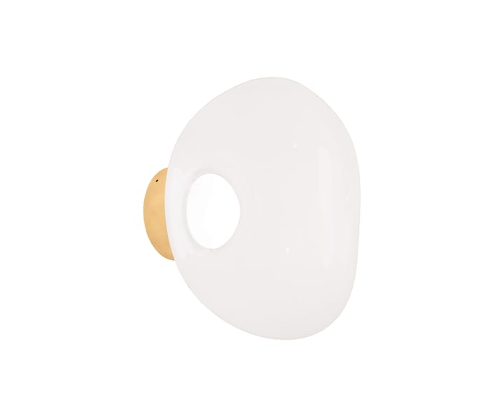 Melt Surface mini wandlamp LED 30 cm, Opal-gold Tom Dixon