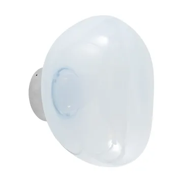 Melt Surface mini wandlamp LED 30 cm - Opal-silver - Tom Dixon