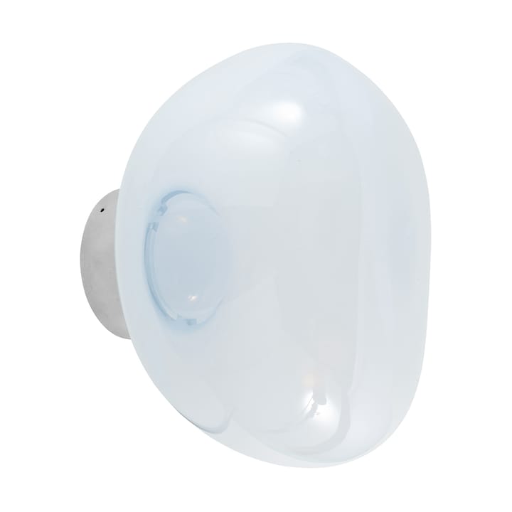 Melt Surface mini wandlamp LED 30 cm - Opal-silver - Tom Dixon