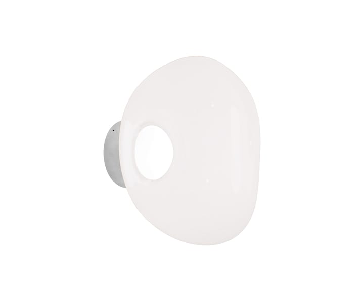 Melt Surface mini wandlamp LED 30 cm, Opal-silver Tom Dixon