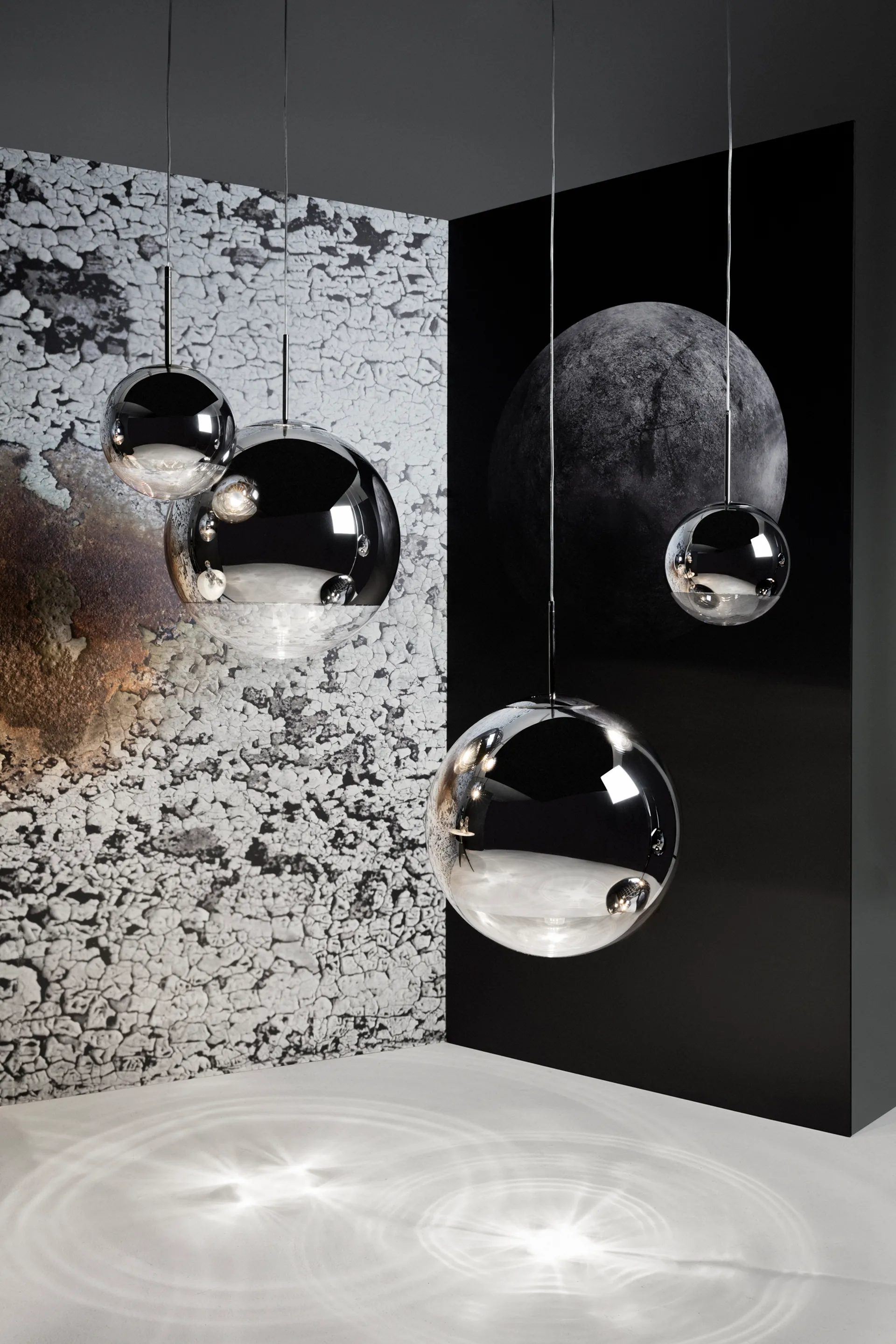 Mirror Ball hanglamp LED Ø25 cm, Chrome Tom Dixon