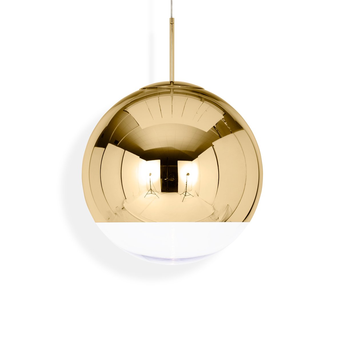 Tom Dixon Mirror Ball hanglamp LED Ø50 cm Gold