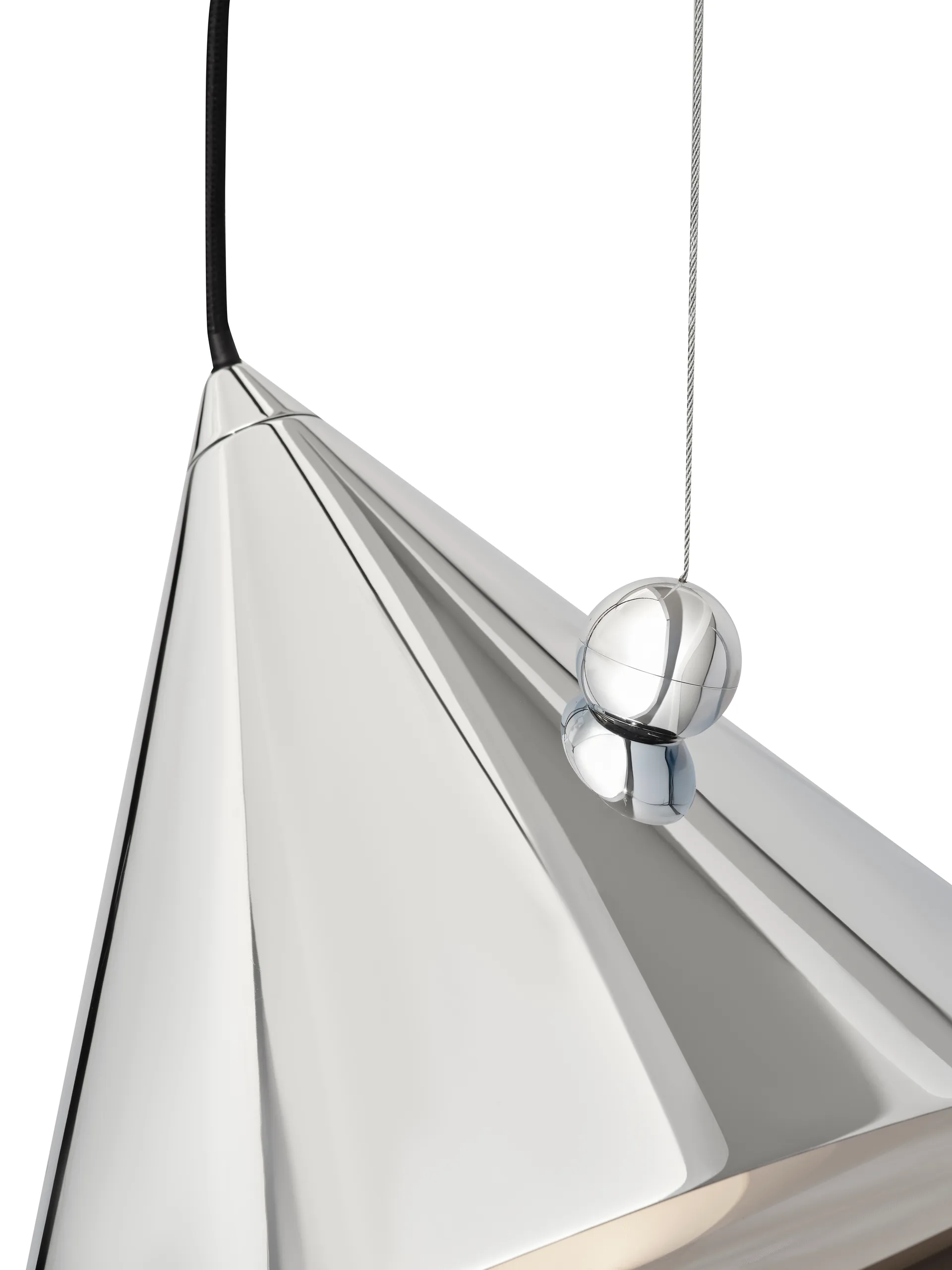 Pose hanglamp, Silver, Ø25x24,5 cm Tom Dixon