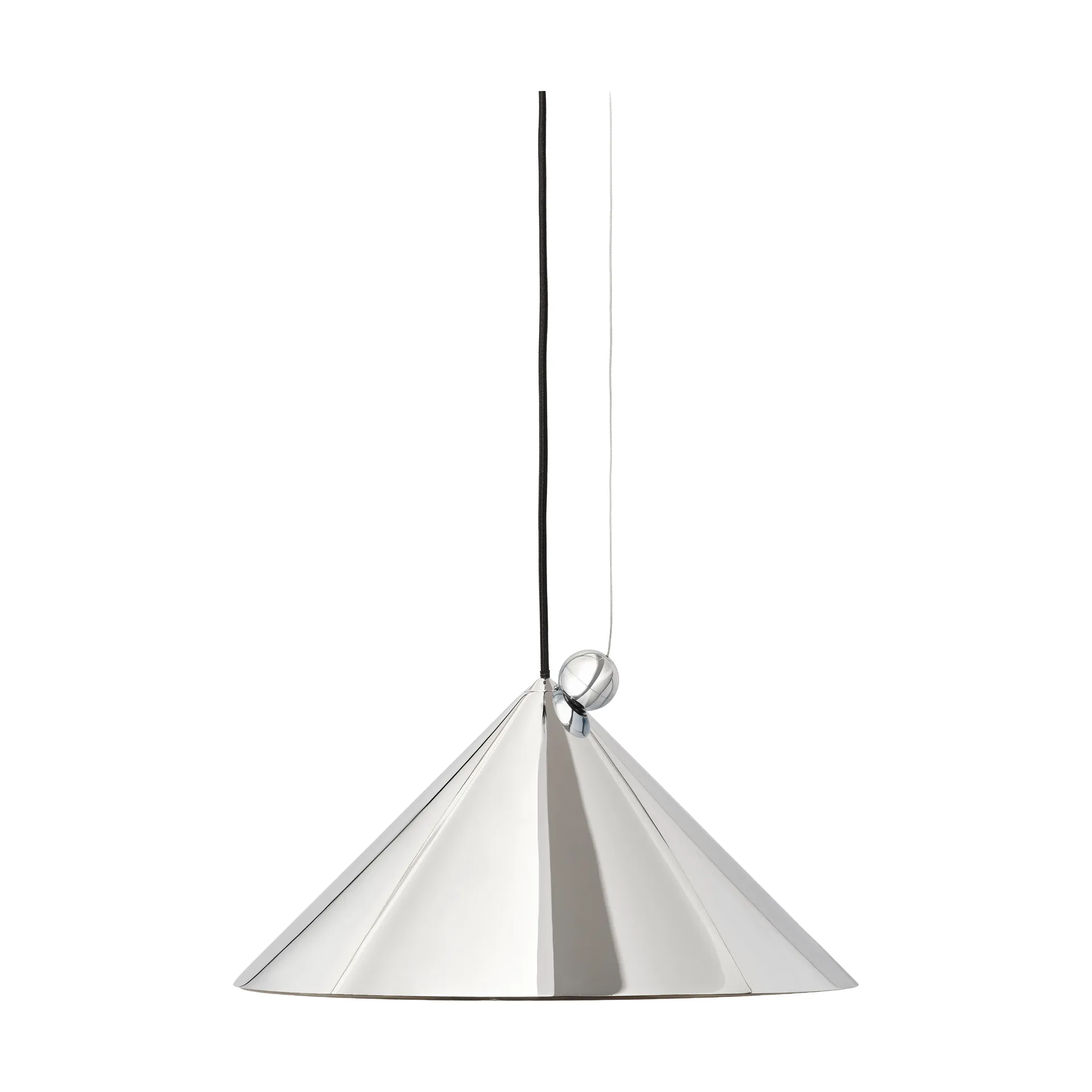 Pose hanglamp, Silver, Ø43x30 cm Tom Dixon