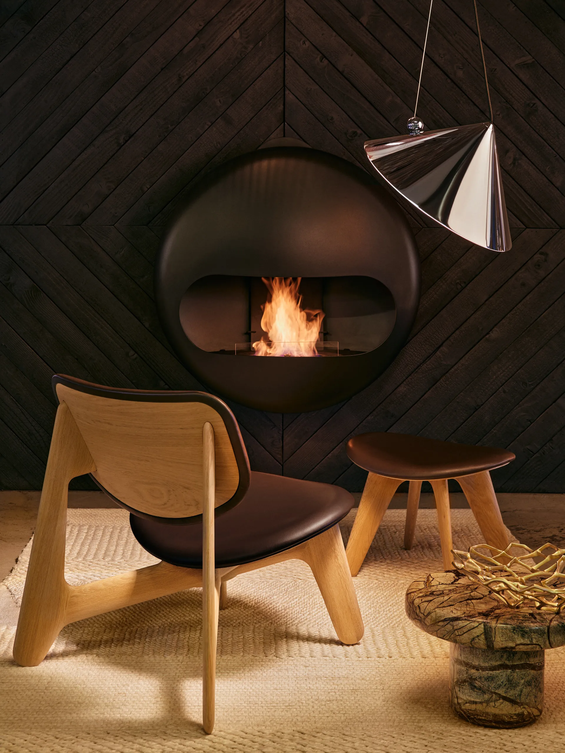 Pose hanglamp, Silver, Ø43x30 cm Tom Dixon