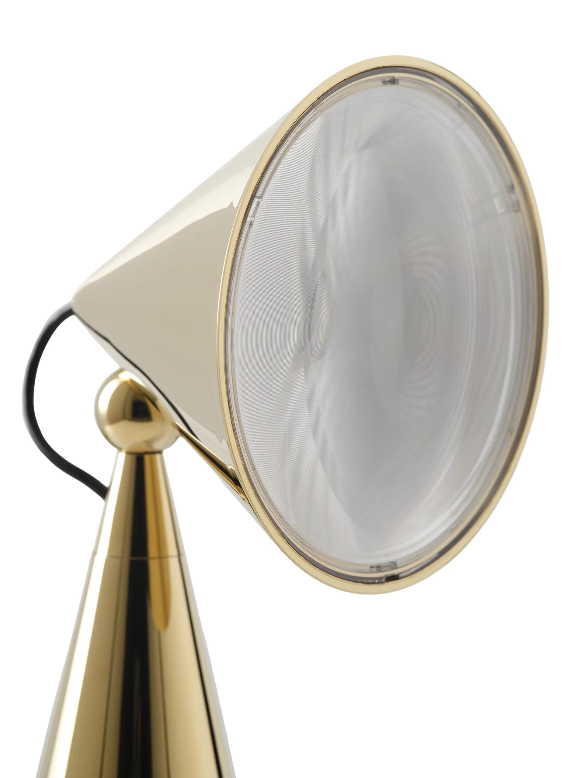 Pose Portable LED tafellamp, Goud Tom Dixon