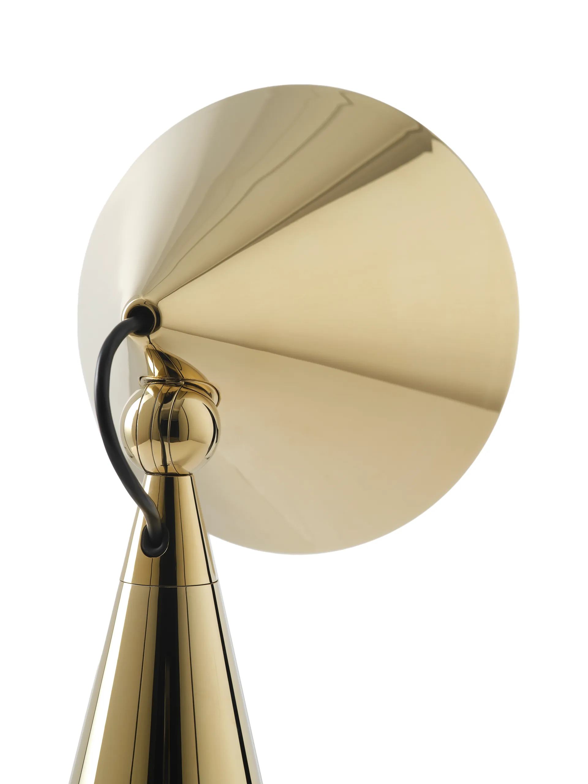 Pose Portable LED tafellamp, Goud Tom Dixon