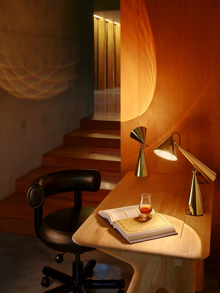 Pose Task LED tafellamp, Goud Tom Dixon